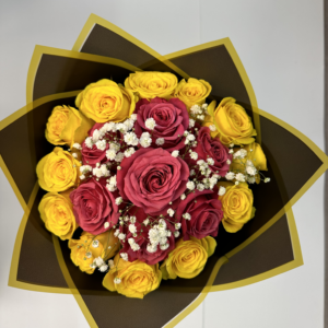 Yellow and Red Rose