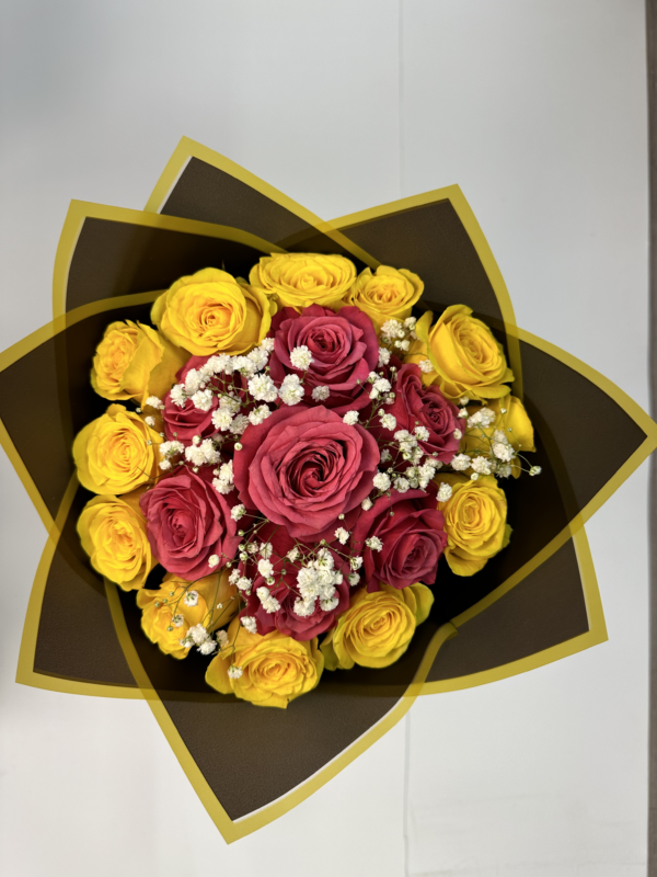 Yellow and Red Rose